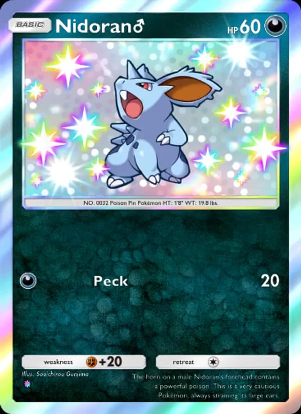 Nidoran♂ card in English
