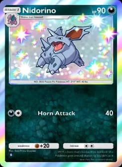 Nidorino card in English