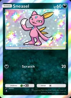 Sneasel card in English
