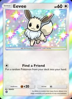 Eevee card in English