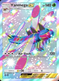 Yanmega ex card in English