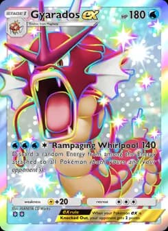 Gyarados ex card in English