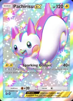 Pachirisu ex card in English