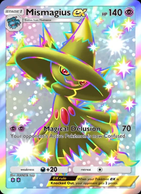 Mismagius ex card in English