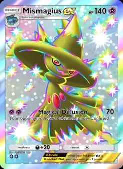 Mismagius ex card in English