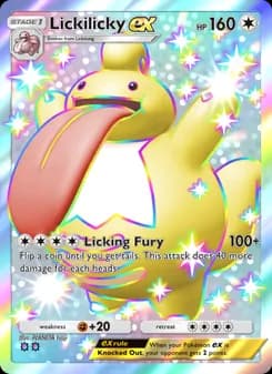 Lickilicky ex card in English