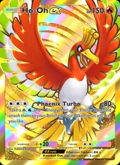 Ho-Oh ex card in English