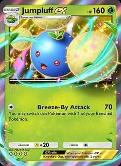 Jumpluff ex card in English