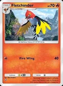 Fletchinder card in English