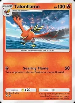 Talonflame card in English