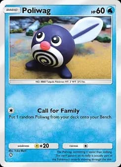 Poliwag card in English