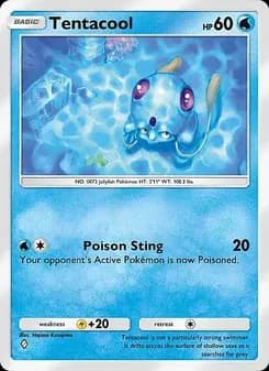 Tentacool card in English
