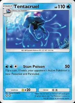 Tentacruel card in English