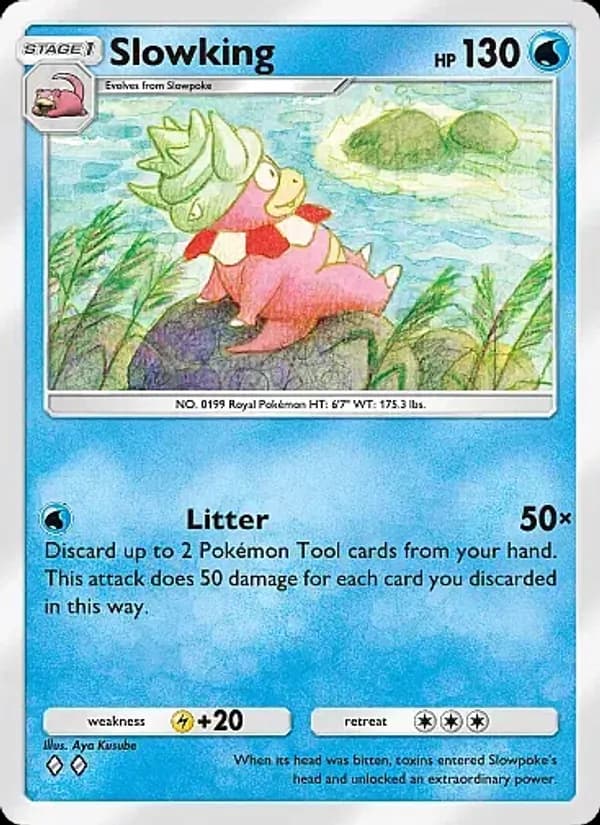 Slowking card in English