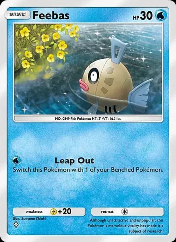 Feebas card in English