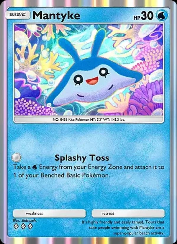 Mantyke card in English