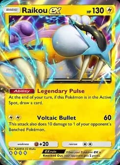 Raikou ex card in English