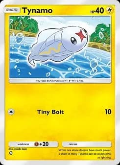 Tynamo card in English