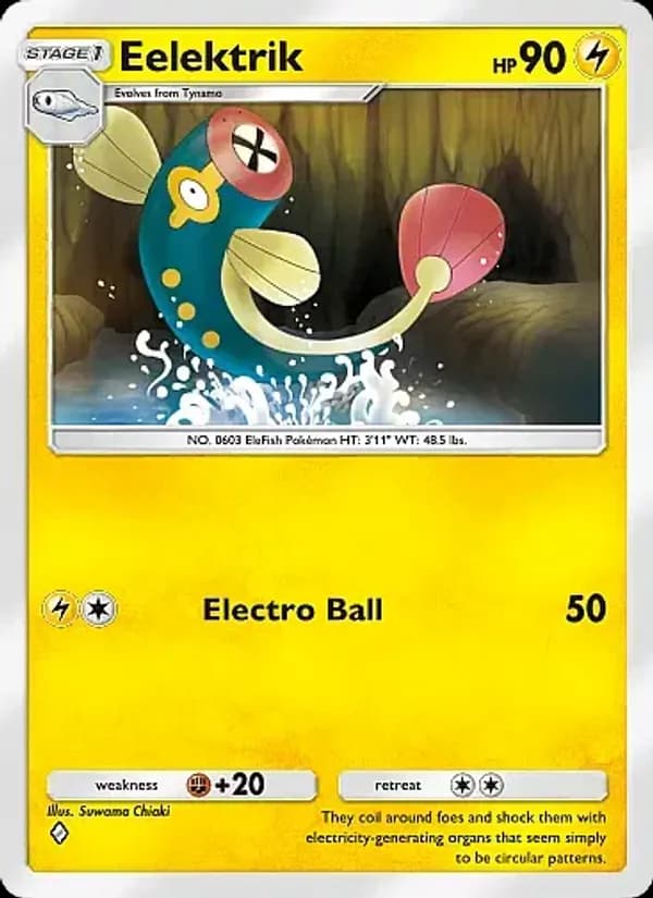 Eelektrik card in English