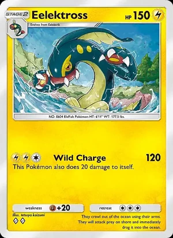 Eelektross card in English