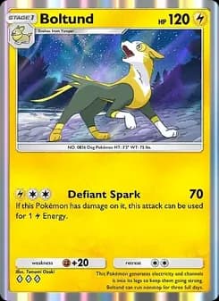 Boltund card in English