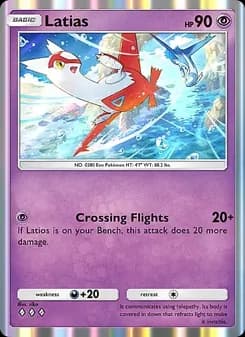 Latias card in English