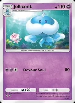 Jellicent card in English