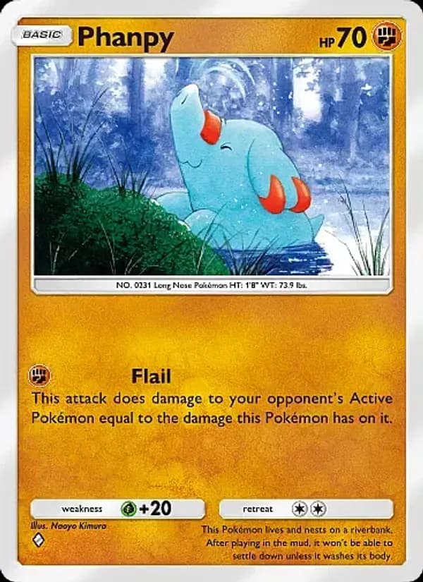 Phanpy card in English
