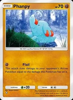 Phanpy card in English