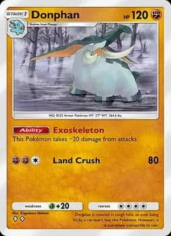 Donphan card in English