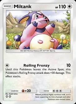 Miltank card in English