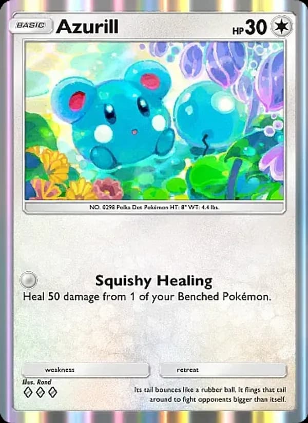 Azurill card in English
