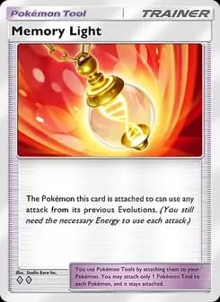 Memory Light card in English