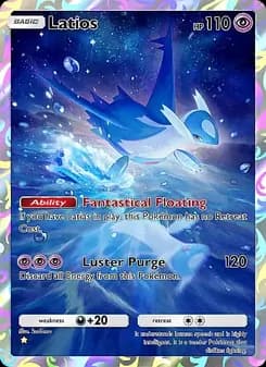 Latios card in English