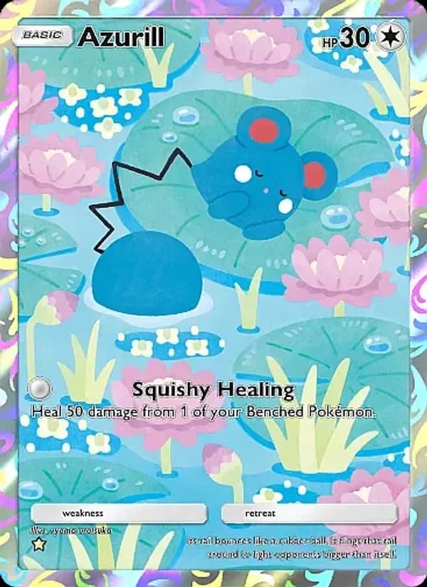 Azurill card in English