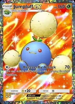 Jumpluff ex card in English