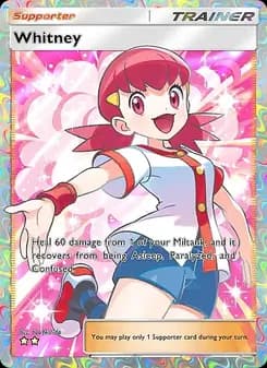 Whitney card in English