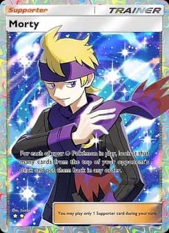 Morty card in English