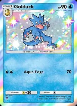 Golduck card in English