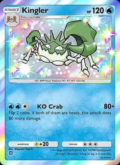 Kingler card in English