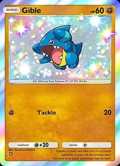 Gible card in English
