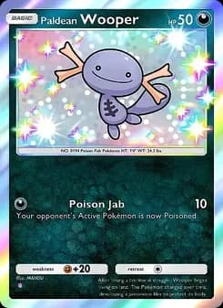 Paldean Wooper card in English