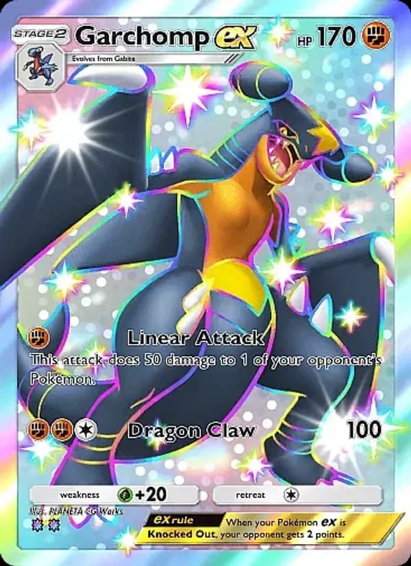 Garchomp ex card in English