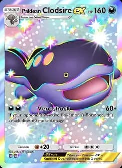 Paldean Clodsire ex card in English