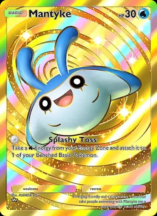 Mantyke card in English