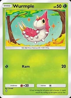 Wurmple card in English