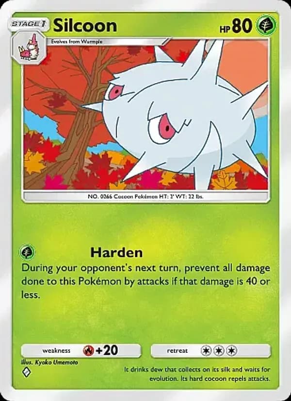Silcoon card in English
