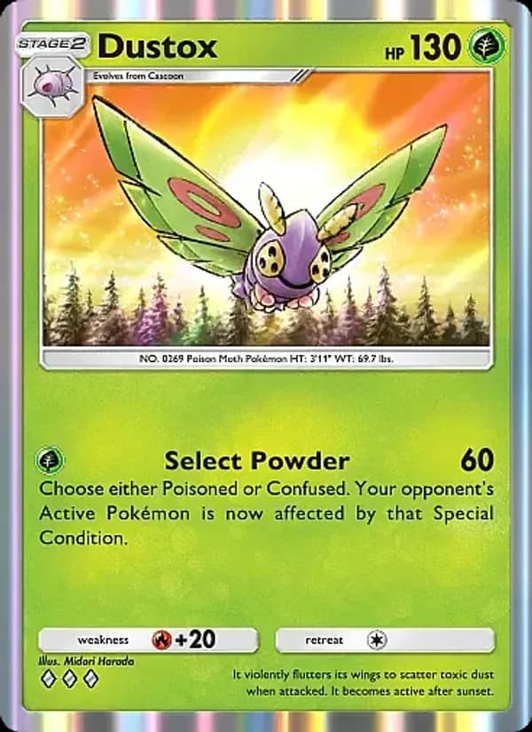 Dustox card in English