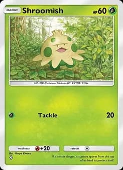 Shroomish card in English