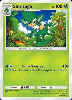 Simisage card in English